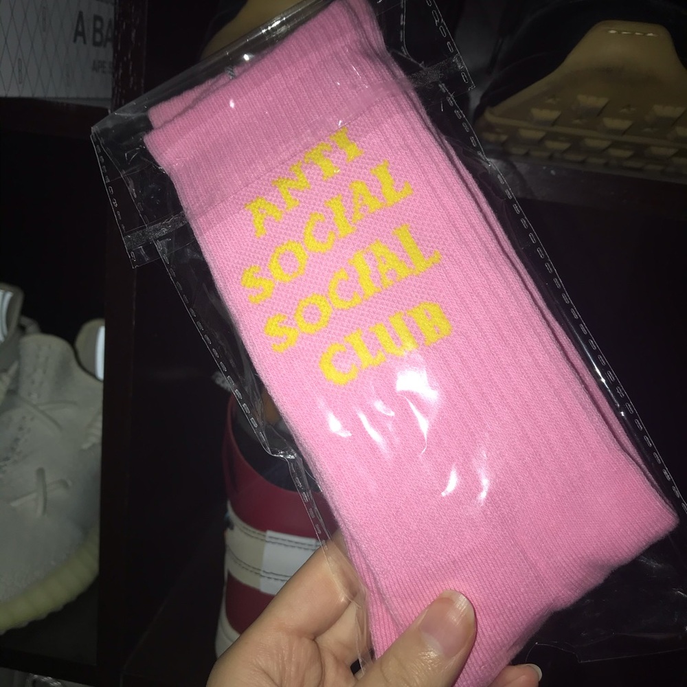 Anti social social club sock